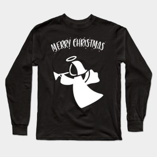 Merry Christmas Angel Long Sleeve T-Shirt